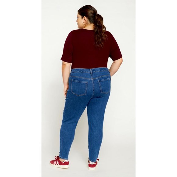 Universal Standard Seine High Rise Skinny Jeans Size 18 - Picture 2 of 6